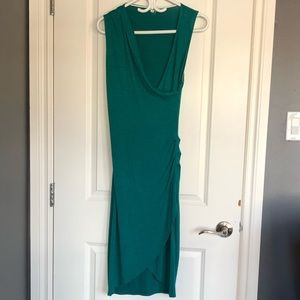 Wilfred Izadora Green Faux Wrap Dress